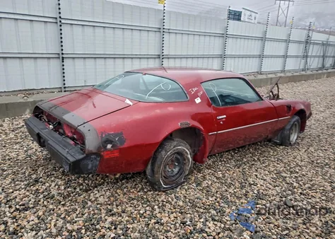 1981 Pontiac Firebird Trans Am z USA, uszkodzony, nr VIN 1G2AW87W8BL101255